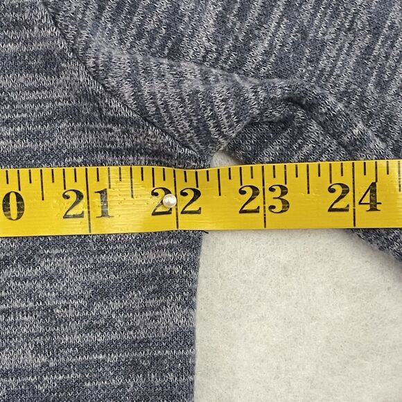 Yellowstone Hoodie Womens XL Blue Sweatshirt Kangaroo Pocket Drawstring Snaps - Picture 8 of 12